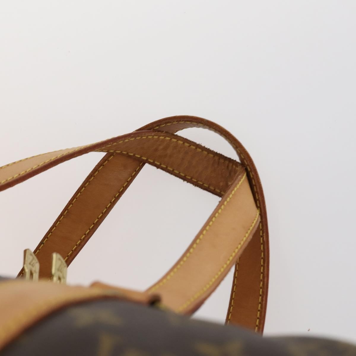 Louis Vuitton Sac Souple Handbag Monogram Canvas, BROWN, CANVAS, Travel bag