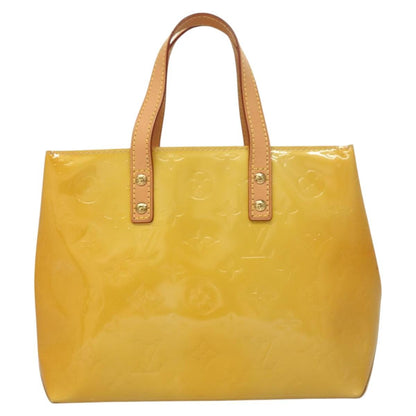 Louis Vuitton Reade Handbag Monogram Vernis, Yellow, Patent Leather, Handbag