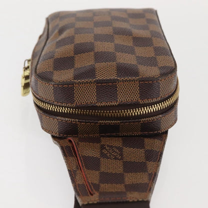 Louis Vuitton Geronimos Waist Bag Damier, BROWN, CANVAS, Shoulder bag