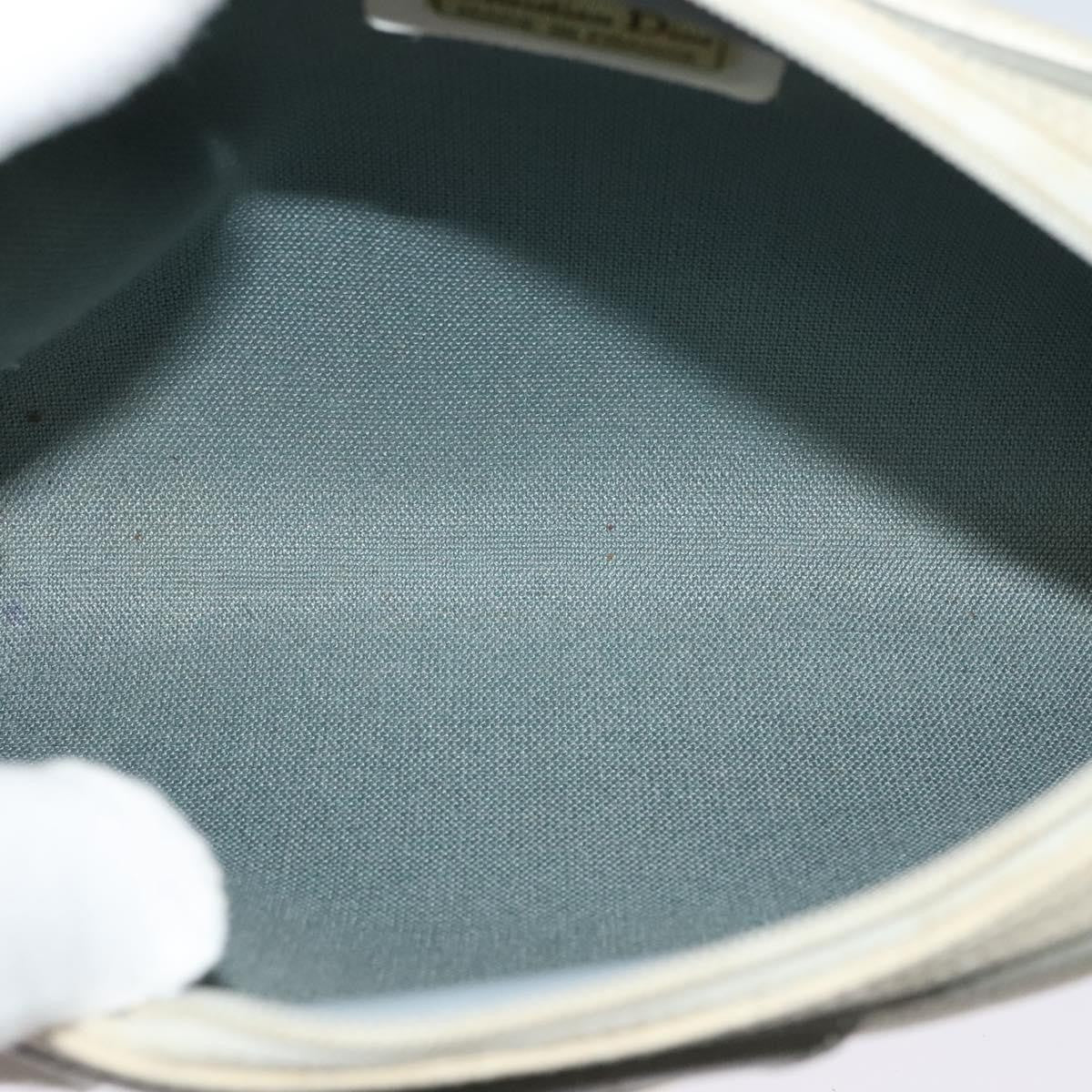 Christian Dior Vintage Honeycomb Shoulder Bag Canvas, WHITE, CANVAS, Shoulder bag