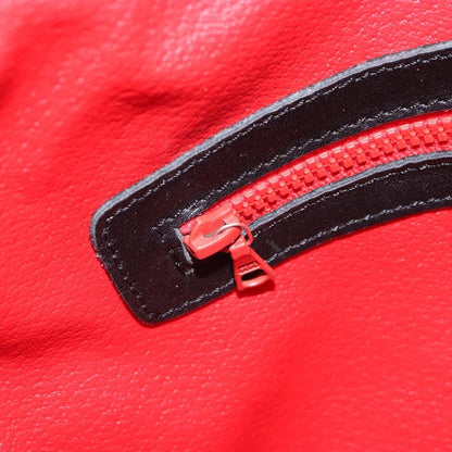 Celine Circle Logo Shoulder Bag Leather, BLACK, LEATHER, Shoulder bag