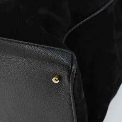 Gucci Bamboo tote bag Suede, Black, Suede, Tote Bag