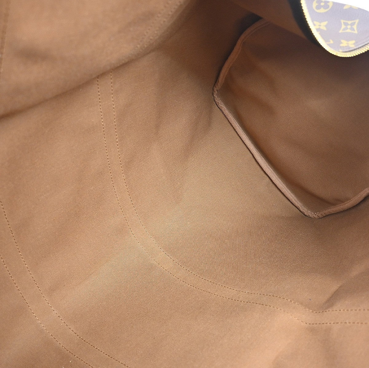 Louis Vuitton Keepall Bag Monogram Canvas, BROWN, CANVAS, Travel bag
