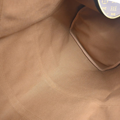 Louis Vuitton Keepall Bag Monogram Canvas, BROWN, CANVAS, Travel bag