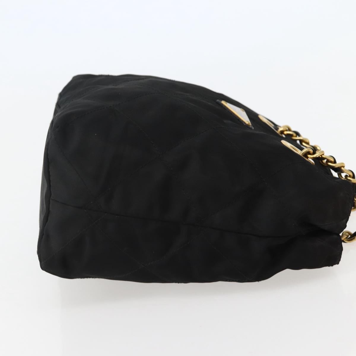 Prada Re-Edition 1995 Chain Tote Quilted Re-Nylon, BLACK, NYLON, Shoulder bag