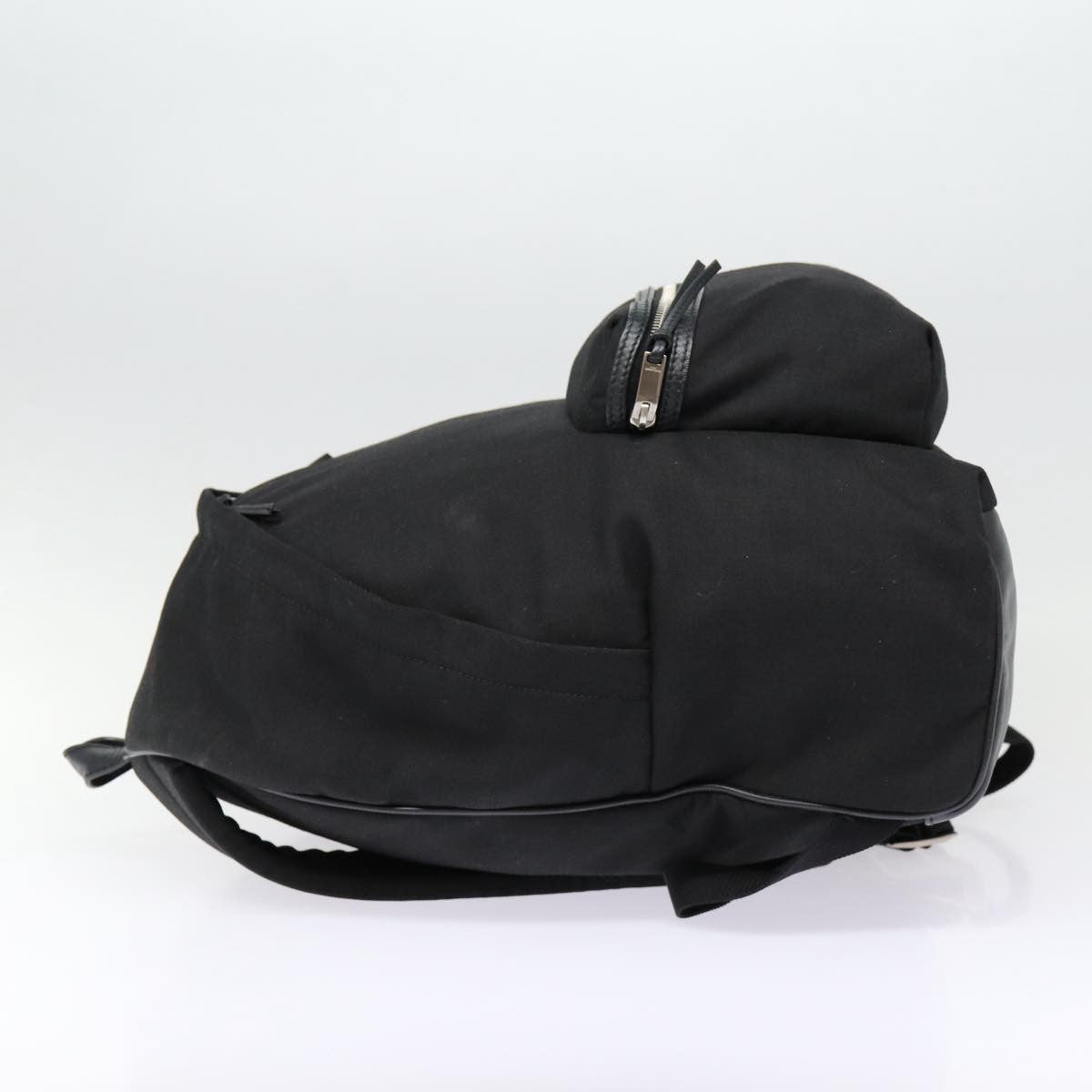 Saint Laurent City Backpack Canvas, BLACK, CANVAS, Backpack