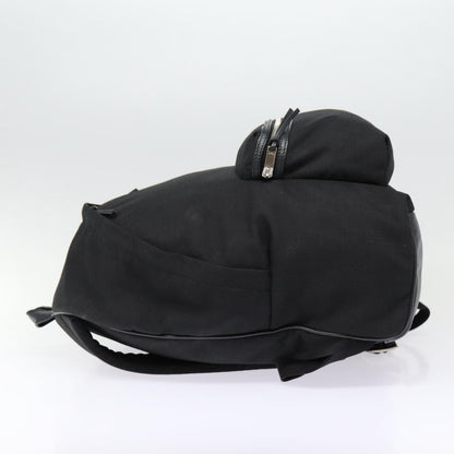 Saint Laurent City Backpack Canvas, BLACK, CANVAS, Backpack