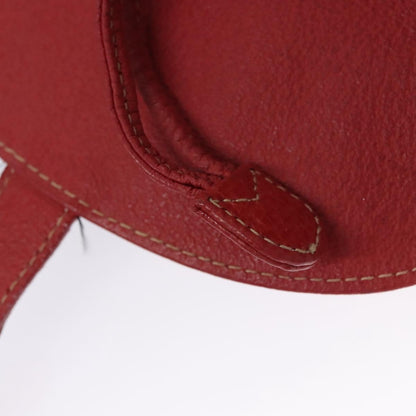Gucci Vintage Bamboo Backpack Suede and Leather, Red, Suede, Backpack