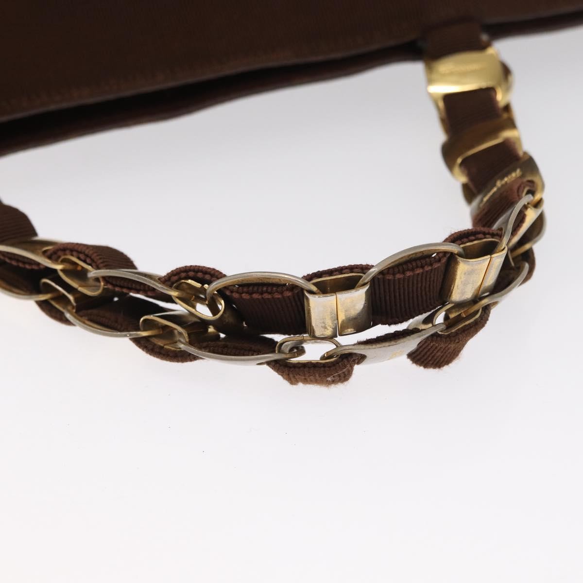 Salvatore Ferragamo Vala tote Canvas, BROWN, CANVAS, Tote bag