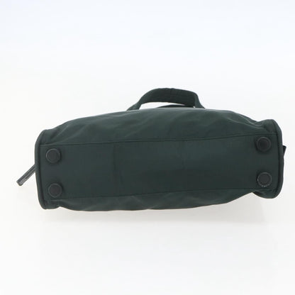 Prada Bowling Shoulder Bag Tessuto, GREEN, NYLON, Handbag
