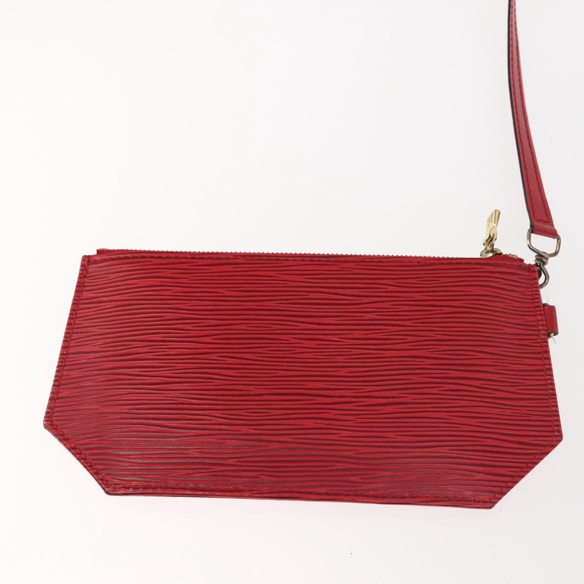 Louis Vuitton Vintage Sac d'Epaule Handbag Epi Leather, RED, LEATHER, Shoulder bag