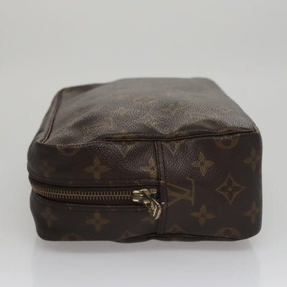 Louis Vuitton Trousse Toiletry Pouch Monogram Canvas, BROWN, CANVAS, Toiletry Case