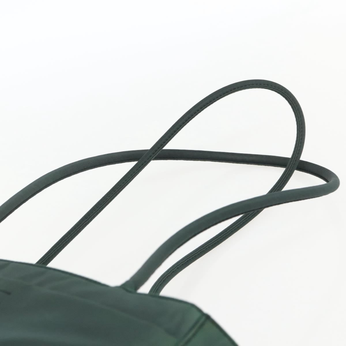 Prada Vintage Tote Tessuto, GREEN, NYLON, Tote bag