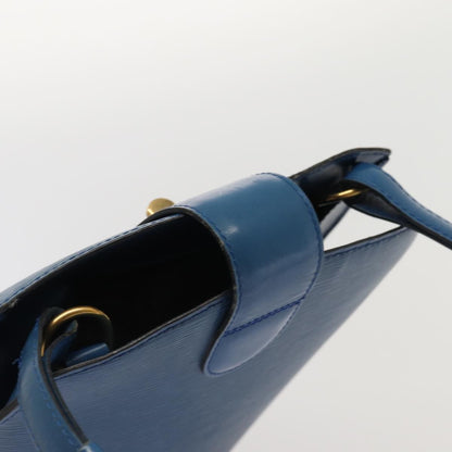 Louis Vuitton Cluny Shoulder Bag Epi Leather, BLUE, LEATHER, Shoulder bag