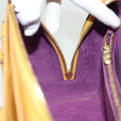 Louis Vuitton Pont Neuf Handbag Epi Leather, YELLOW, LEATHER, Handbag