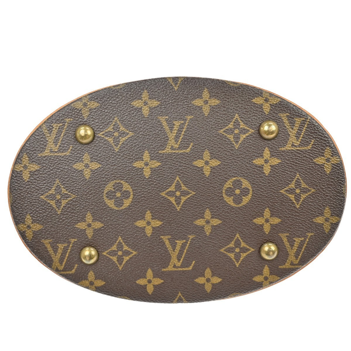 Louis Vuitton Petit Bucket Bag Monogram Canvas, Brown, Canvas, Tote Bag
