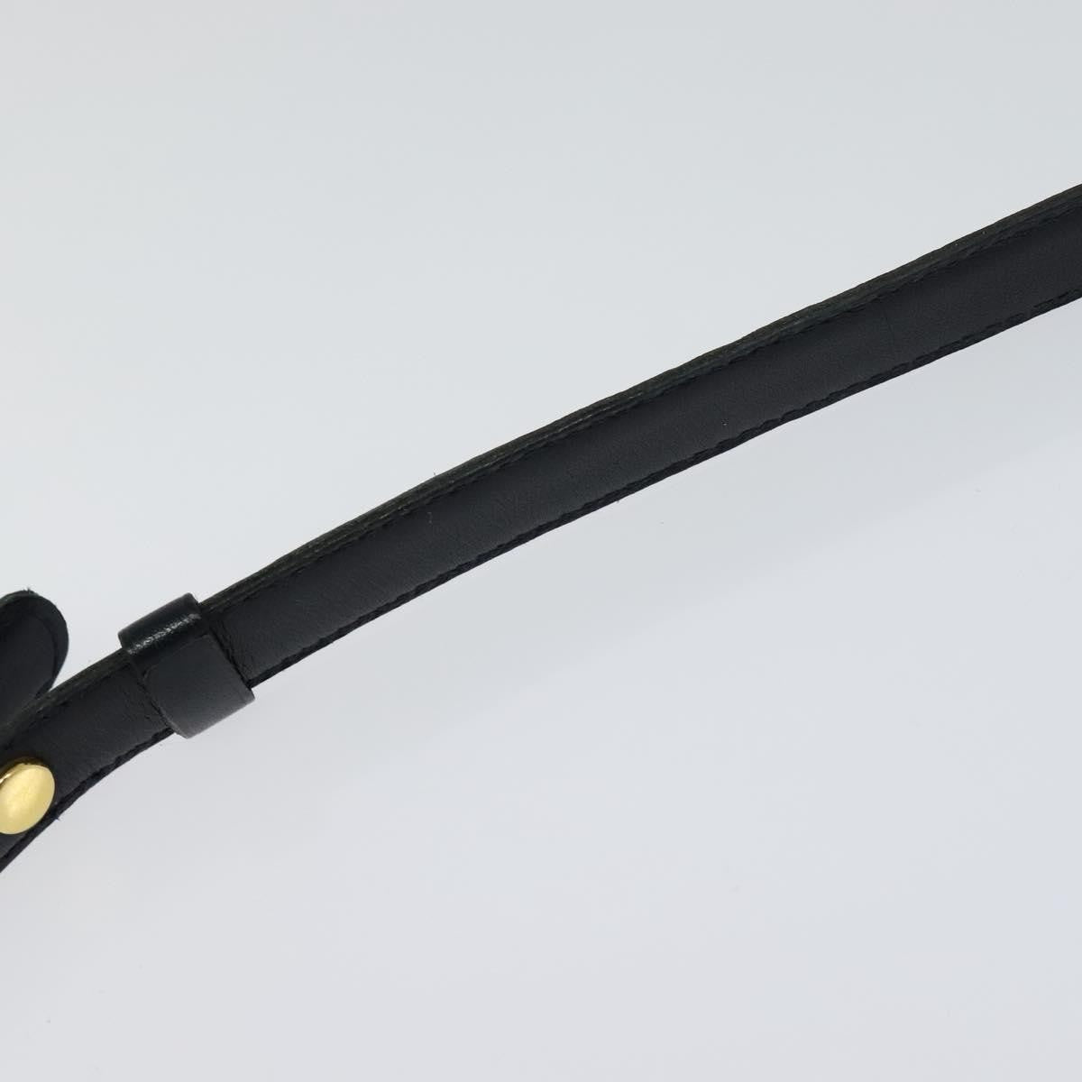 Chanel CC Belt Leather, BLACK, LEATHER, Belts