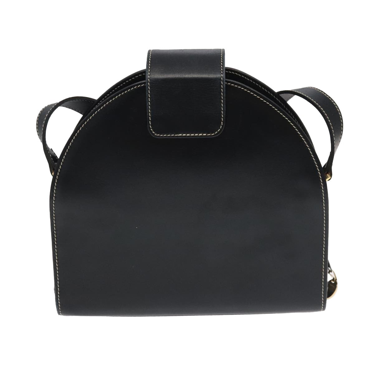 Christian Dior CD Shoulder bag Leather, BLACK, LEATHER, Shoulder bag