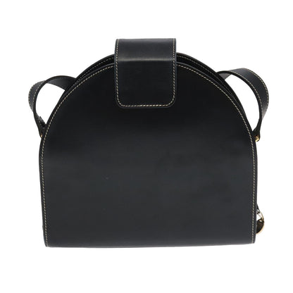 Christian Dior CD Shoulder bag Leather, BLACK, LEATHER, Shoulder bag