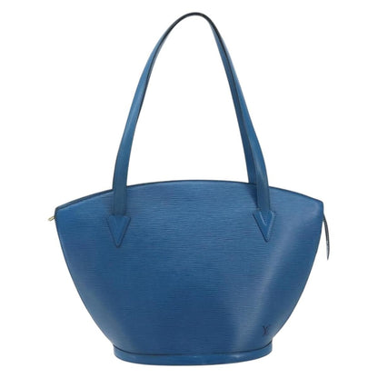 Louis Vuitton Saint Jacques Handbag Epi Leather, Blue, Leather, Shoulder Bag