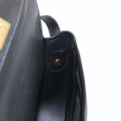 Christian Dior Vintage Honeycomb Flap Crossbody Bag Coated Canvas, BLACK, CANVAS, Shoulder bag