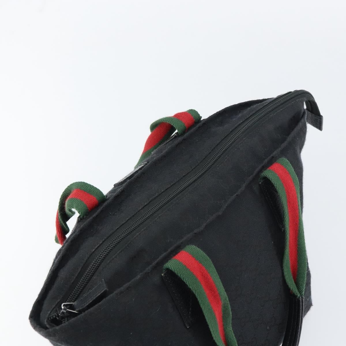 Gucci Web Zip Tote GG Canvas, BLACK, CANVAS, Tote bag