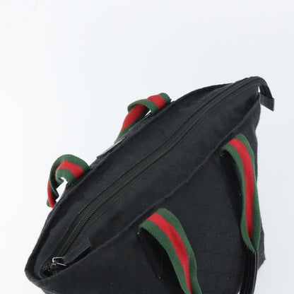 Gucci Web Zip Tote GG Canvas, BLACK, CANVAS, Tote bag