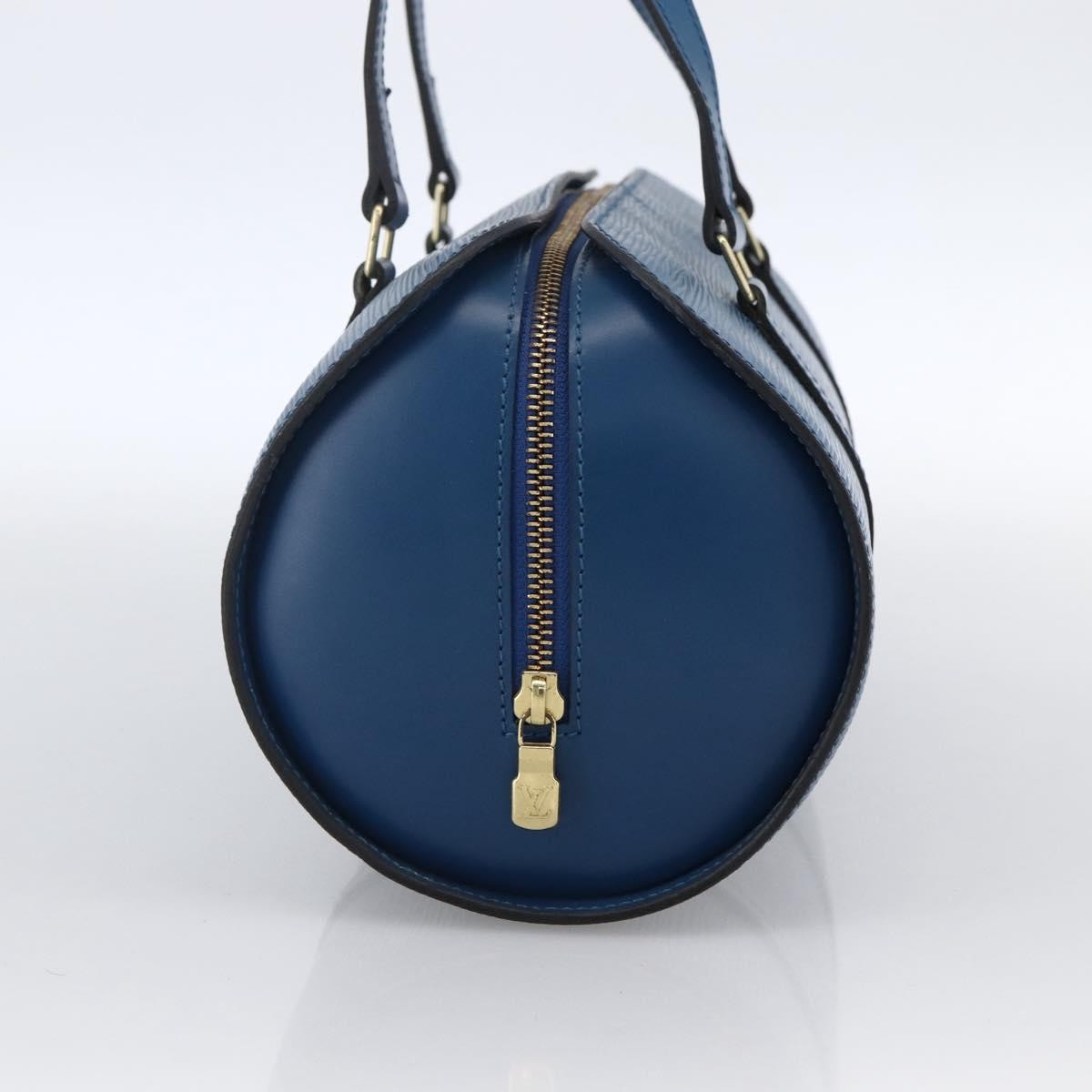 Louis Vuitton Soufflot Handbag Epi Leather, BLUE, LEATHER, Shoulder bag