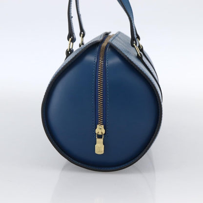 Louis Vuitton Soufflot Handbag Epi Leather, BLUE, LEATHER, Shoulder bag