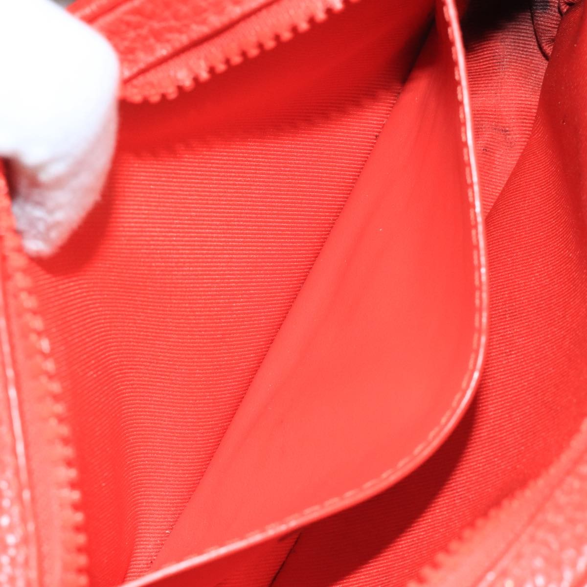 Louis Vuitton Solar Ray Pochette Volga Monogram Taurillon Leather, RED, LEATHER, Clutche & pouche