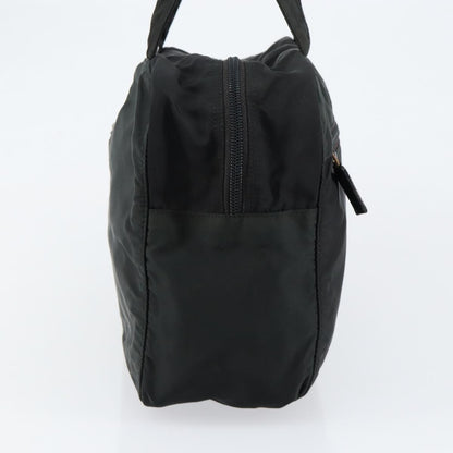 Prada Vintage Zip Handbag Tessuto, BLACK, NYLON, Handbag