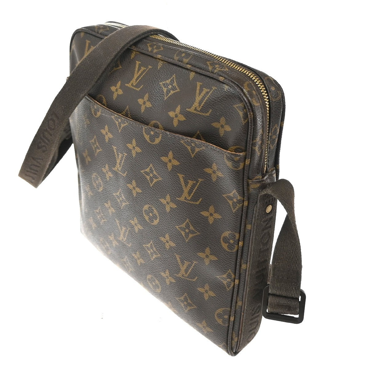 Louis Vuitton Trotteur Beaubourg Handbag Monogram Canvas, BROWN, CANVAS, Shoulder bag