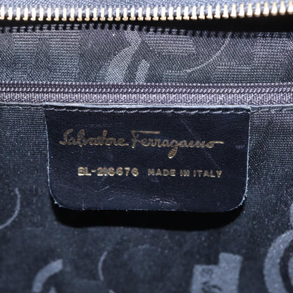 Salvatore Ferragamo Vala Shoulder Bag Patent Leather, BLACK, PATENT_LEATHER, Shoulder bag
