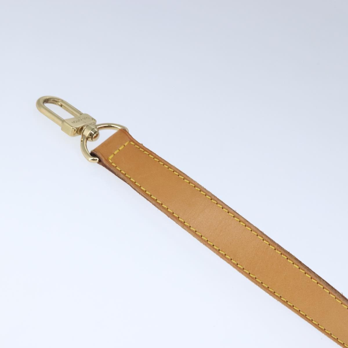 Louis Vuitton Adjustable Shoulder Strap Leather, BEIGE, LEATHER, Straps