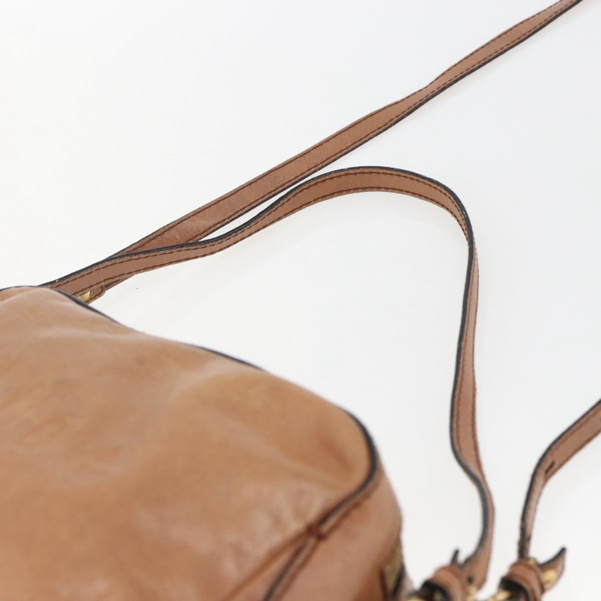 Chloe Vintage Shoulder Bag Leather, BROWN, LEATHER, Shoulder bag