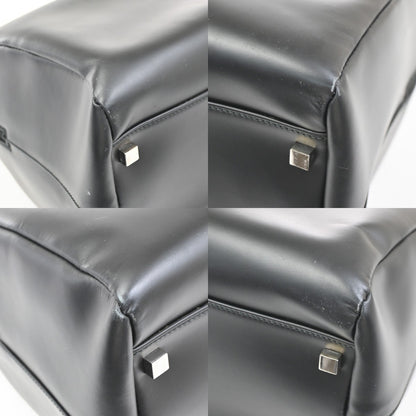 Gucci Vintage Boston Bag Leather, BLACK, LEATHER, Travel bag