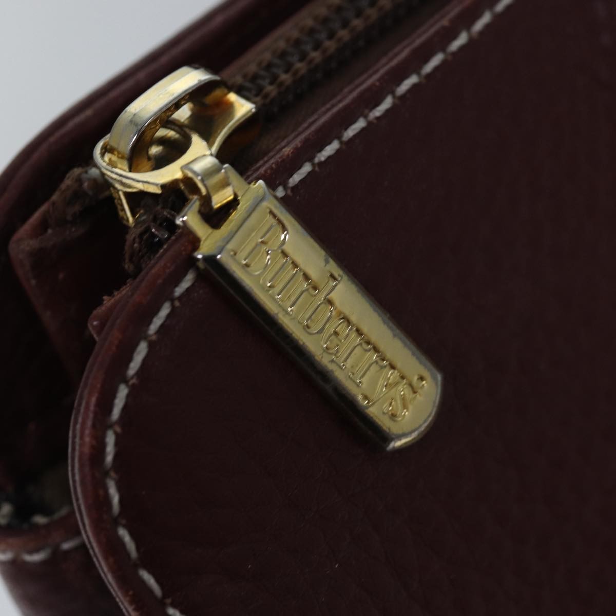 Burberry Handle Tote Leather, BROWN, LEATHER, Tote bag