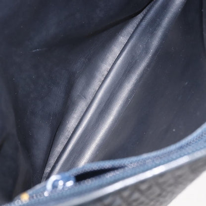 Bally Vintage Shoulder Bag Leather, Navy, Leather, Shoulder Bag