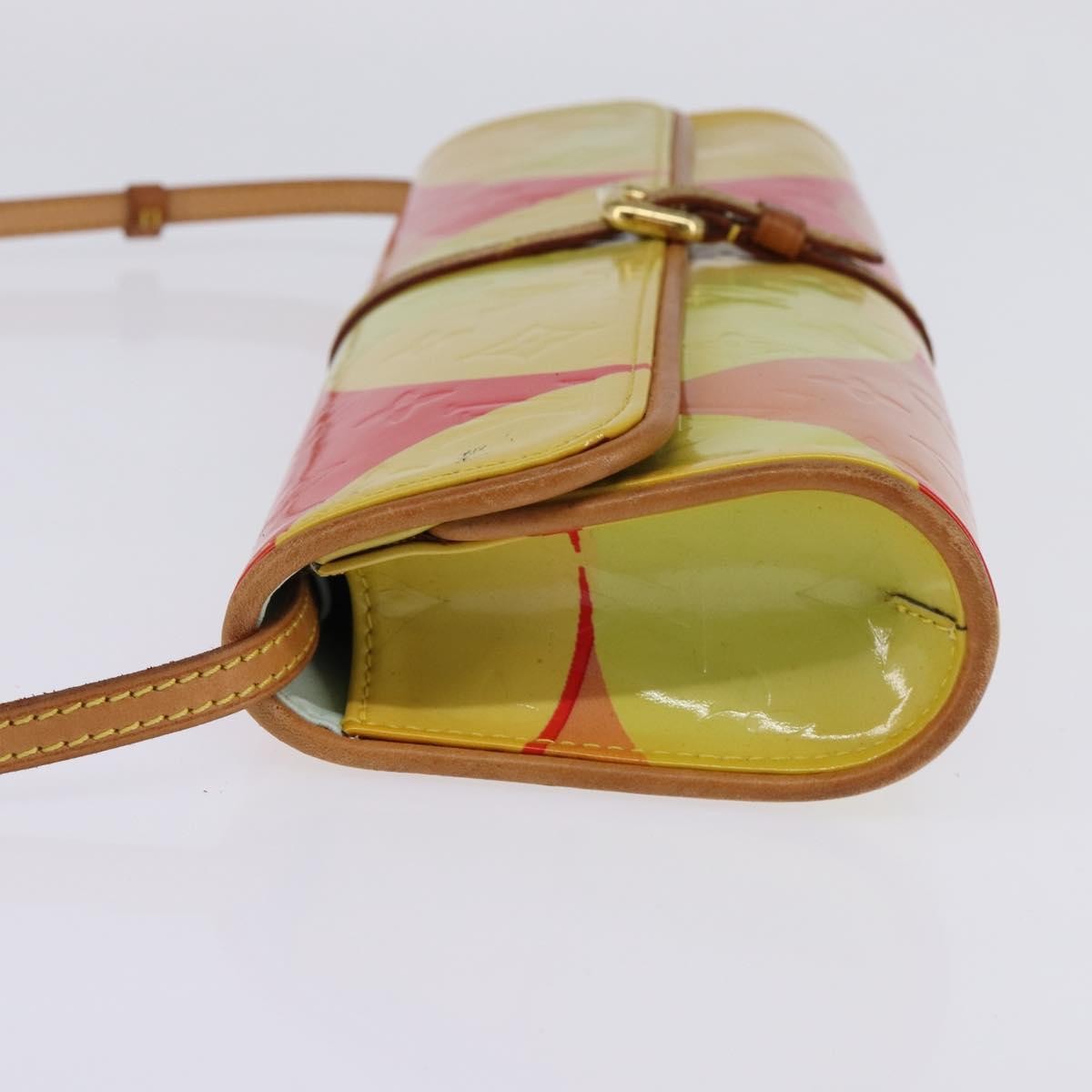 Louis Vuitton Fleurs Pochette Printed Monogram Vernis, MULTICOLOUR, PATENT_LEATHER, Clutche & pouche