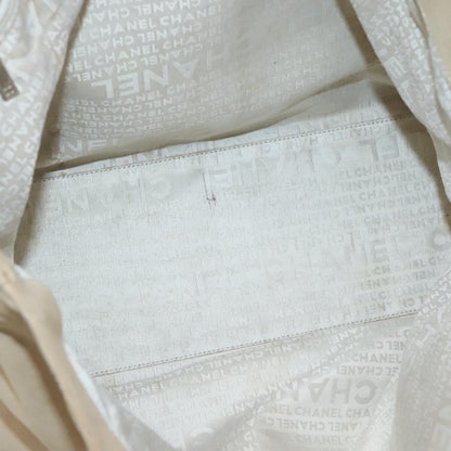 Chanel Vintage Cruise Line No.5 Tote Quilted Canvas, BEIGE, CANVAS, Tote bag