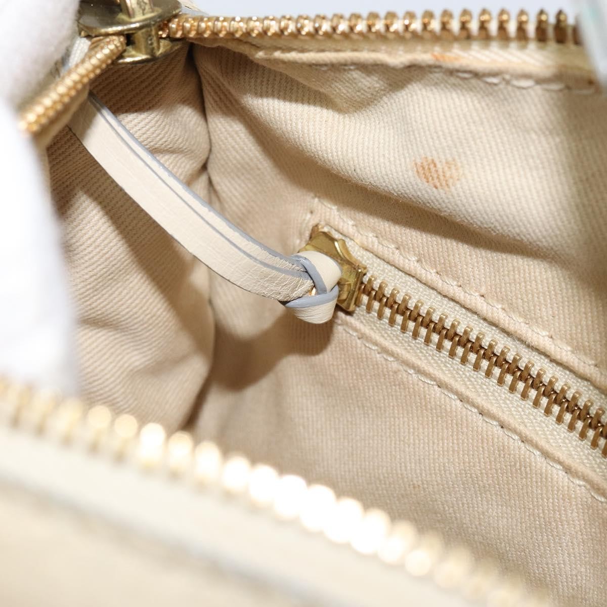 Chloe Vintage handbag Leather, WHITE, LEATHER, Handbag