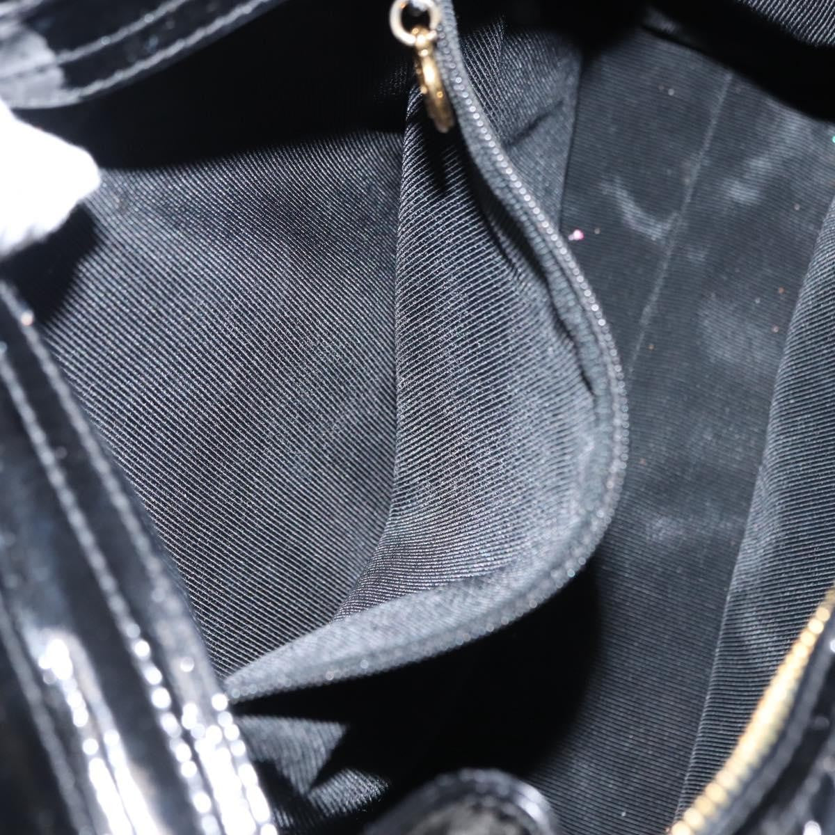 Chanel Coco Mark Patent Leather, BLACK, PATENT_LEATHER, Shoulder bag