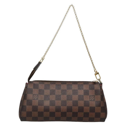 Louis Vuitton Eva Handbag Damier, BROWN, CANVAS, Shoulder bag