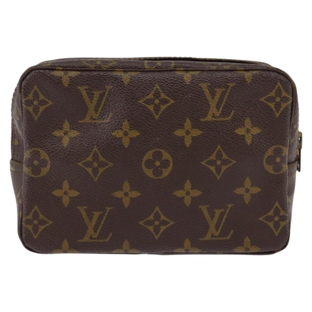 Louis Vuitton Trousse Toiletry Pouch Monogram Canvas, BROWN, CANVAS, Toiletry Case