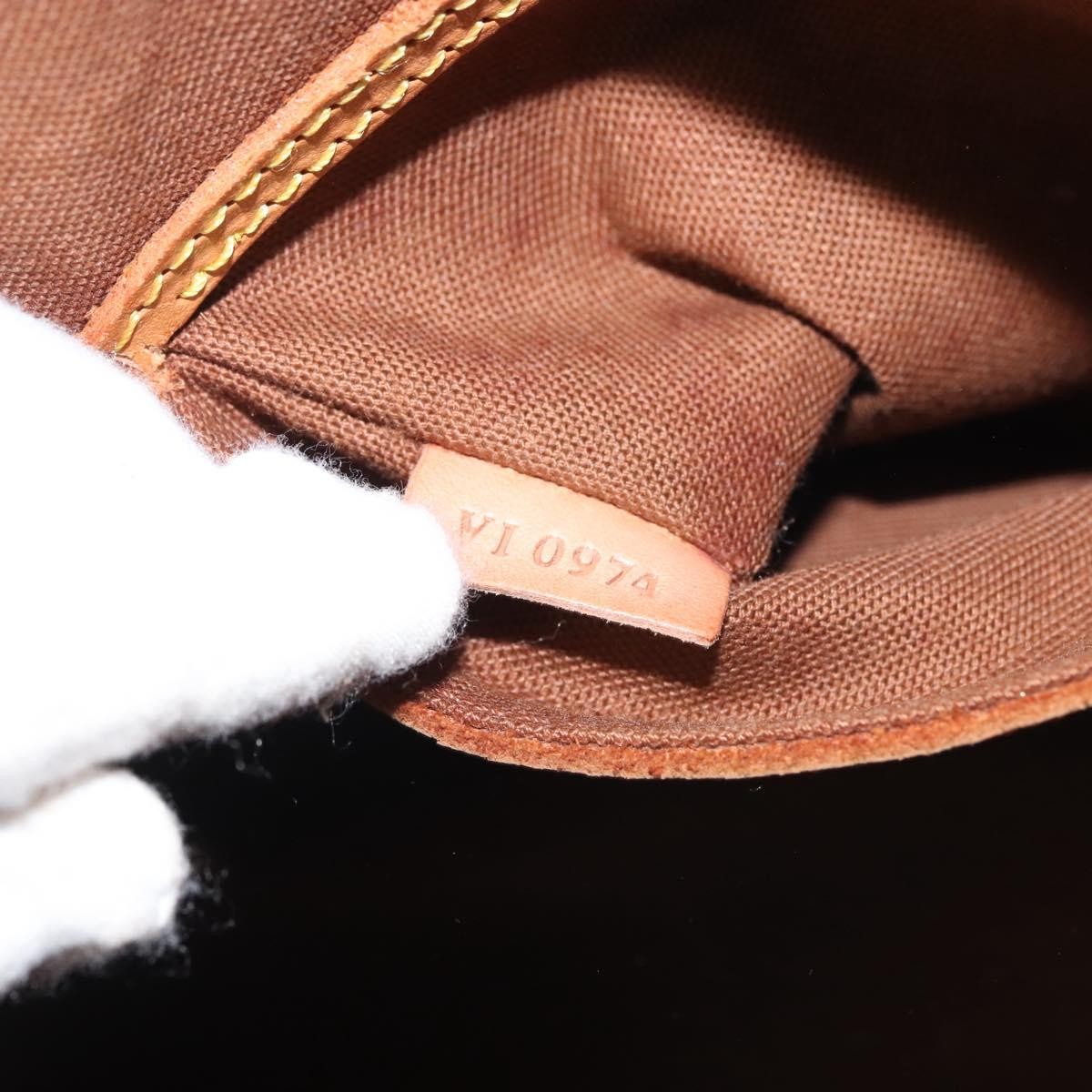 Louis Vuitton Alma Handbag Monogram Canvas, BROWN, CANVAS, Handbag