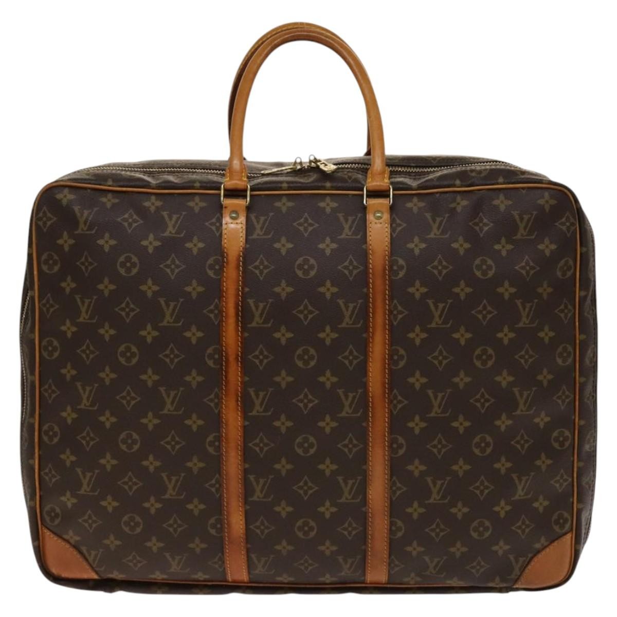 Louis Vuitton Sirius Handbag Monogram Canvas, BROWN, CANVAS, Handbag
