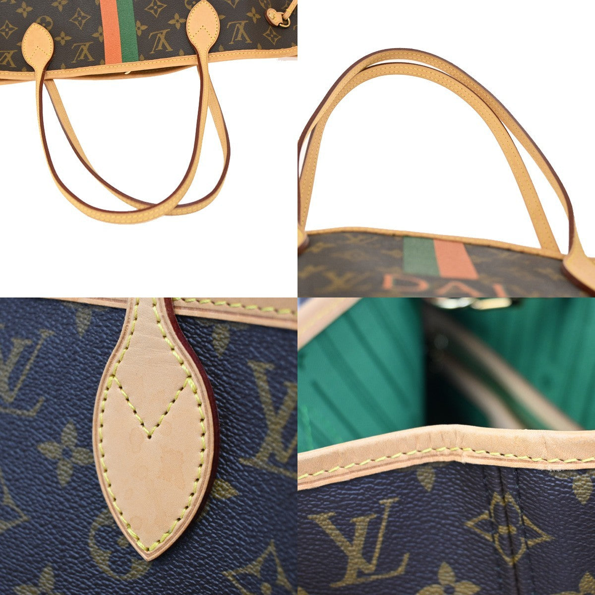 Louis Vuitton Neverfull Tote My LV Heritage Monogram Canvas, BROWN, CANVAS, Tote bag
