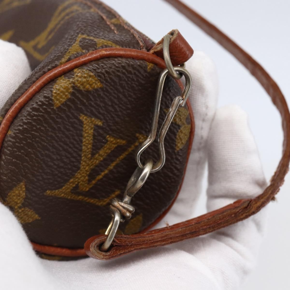 Louis Vuitton Papillon Pochette Monogram Canvas, BROWN, CANVAS, Clutche & pouche