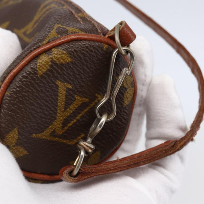 Louis Vuitton Papillon Pochette Monogram Canvas, BROWN, CANVAS, Clutche & pouche