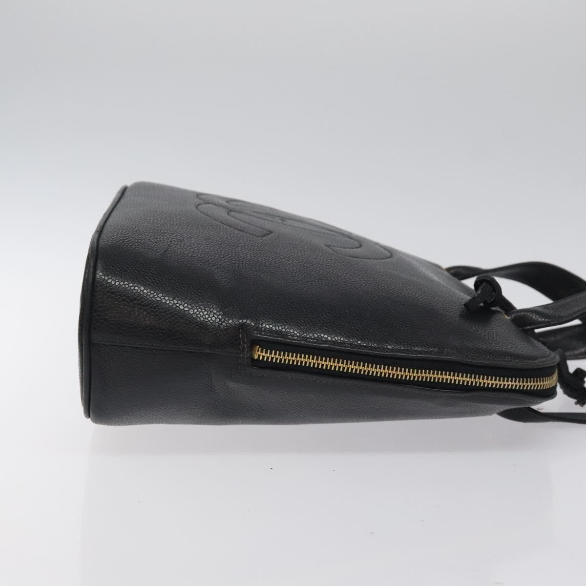 Chanel Vintage CC Dome Bag Caviar, Black, Calfskin, Handbag
